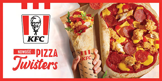 KFC Pizza Twisters: doskonae poczenie Twistera i pizzy