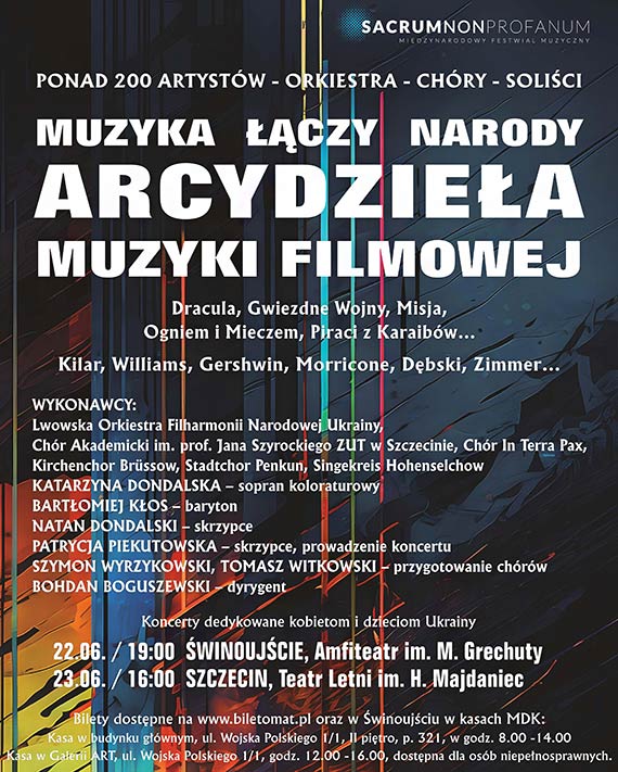 Arcydziea Muzyki Filmowej w winoujciu