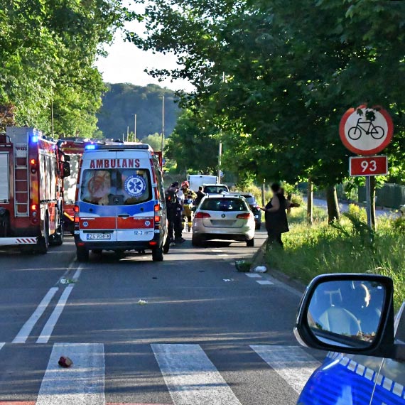 Dramat na Grunwaldzkiej: Potrcona rowerzystka w cikim stanie