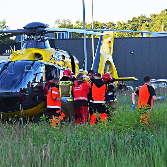 Dramat na Grunwaldzkiej: Potrcona rowerzystka w cikim stanie