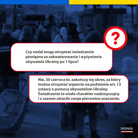 Najczstsze pytania i odpowiedzi (Q&A) dotyczce zmian w zasadach pomocy uchodcom wojennym z Ukrainy