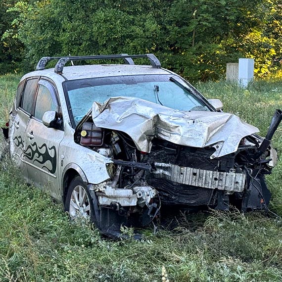 Mazda rozbita: Obywatel Ukrainy zatrzymany