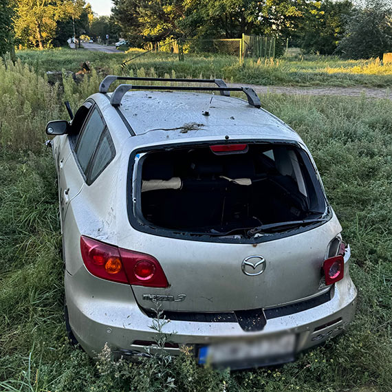 Mazda rozbita: Obywatel Ukrainy zatrzymany