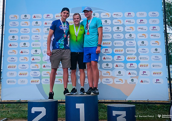 Student i absolwent Politechniki Biaostockiej na podium Mistrzostw Polski 2024 w triathlonie!