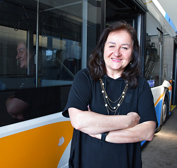 Beata Radziszewska - Skorupa pokieruje spk Komunikacja Autobusowa