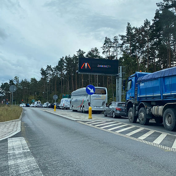 Kolizja w tunelu w winoujciu –  rosn korki