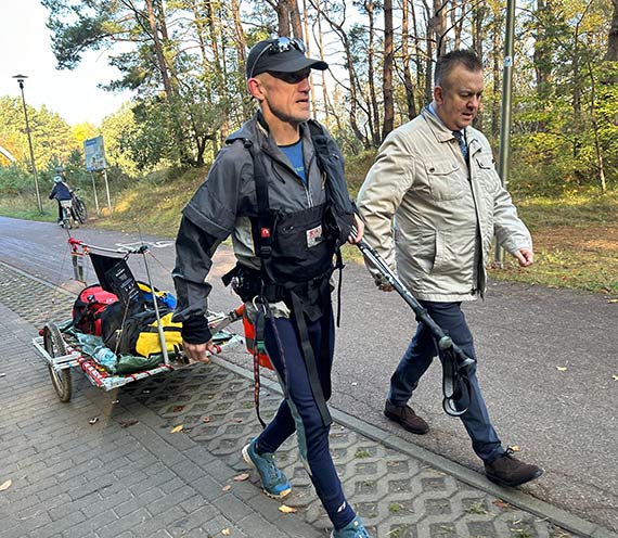 Wdrowiec z pomoc dla zwierzt dotar do winoujcia