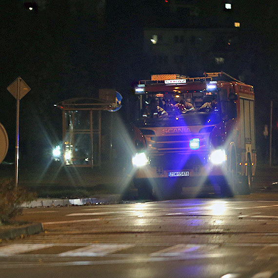 Straacy ugasili poar pozostaoci fajerwerkw na trawniku