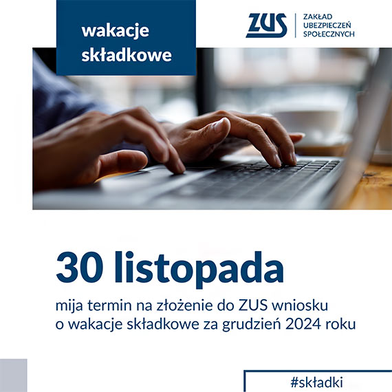 Wnioski o wakacje skadkowe do koca listopada