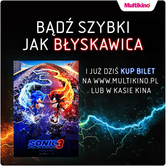 Zapraszamy na „Sonic 3: Szybki jak byskawica”!