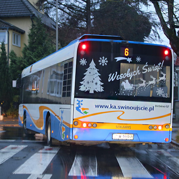 Skrcony rozkad jazdy autobusw miejskich w winoujciu na Wigili, Sylwestra i wita