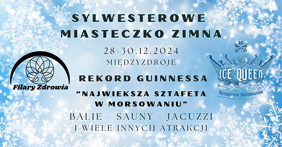 Sylwestrowe Miasteczko Zimna w Midzyzdrojach: winoujcianie wrd uczestnikw rekordu Guinnessa!