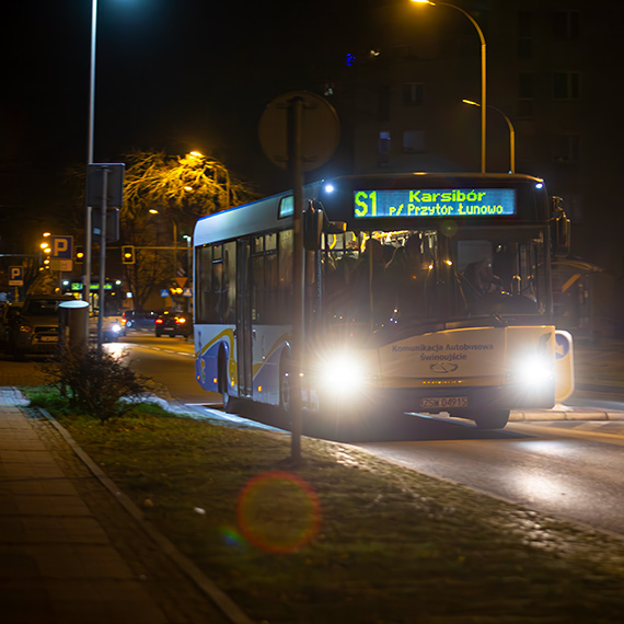 Sylwestrowa noc z autobusami linii „S” – nowa inicjatywa miasta winoujcie