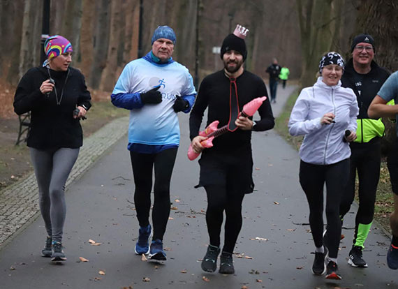 Noworoczna edycja parkrunu w winoujciu