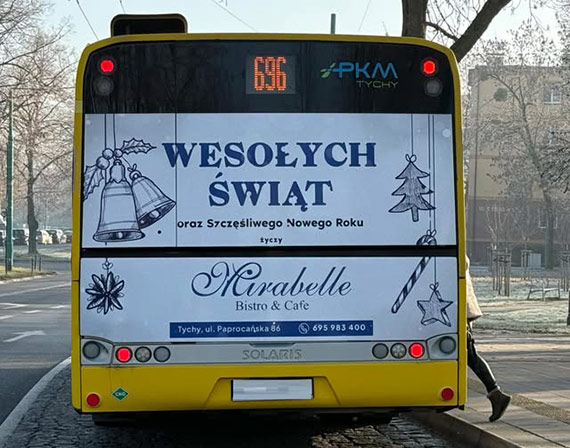 Reklamy na autobusach KA: Bezpieczestwo pasaerw czy estetyka marketingowa?