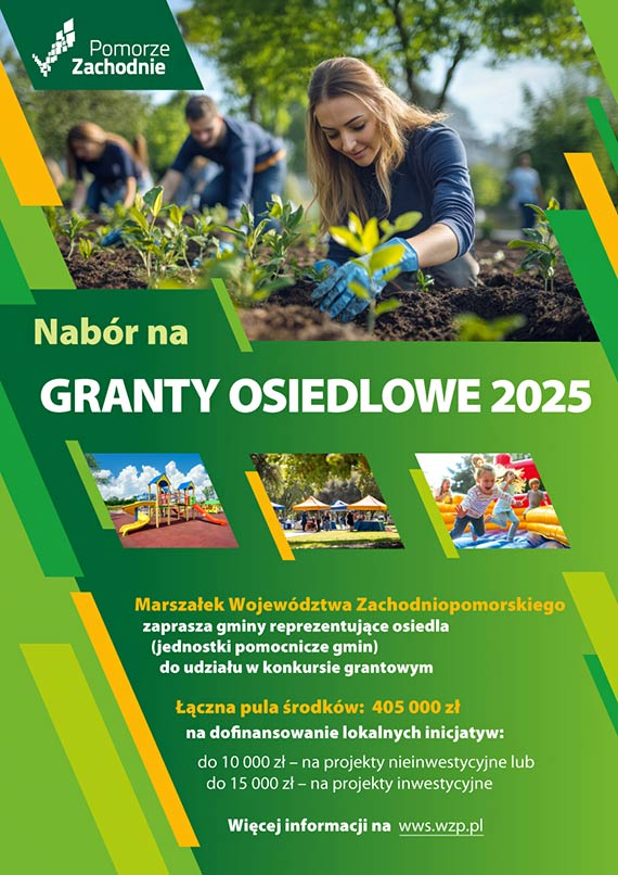 405 tys. z na „Granty Osiedlowe 2025”. Wystartowaa trzecia edycja marszakowskiego konkursu