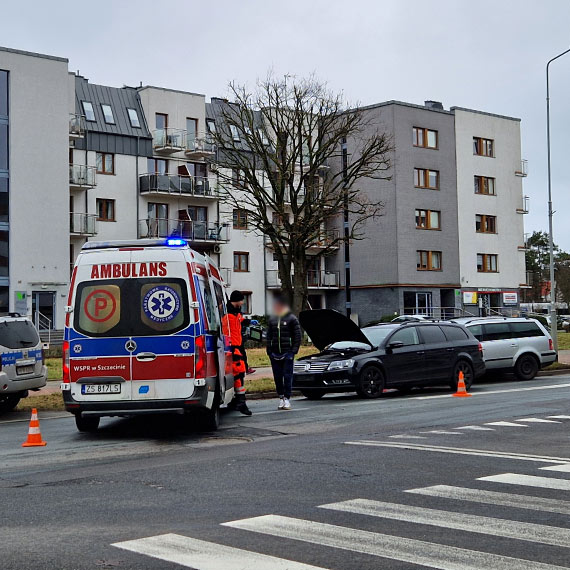 Zderzenie dwch Volkswagenw na ulicy 11 Listopada