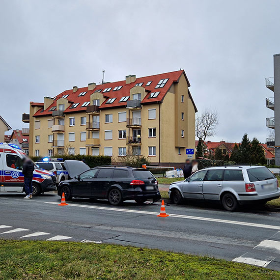 Zderzenie dwch Volkswagenw na ulicy 11 Listopada