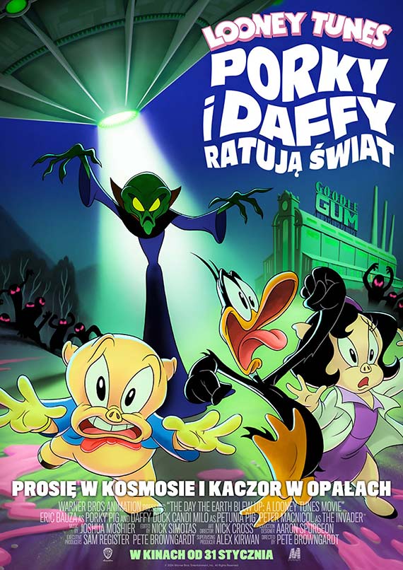 Kino Eva zaprasza na: Looney Tunes: Porky i Daffy ratuj wiat, Bridget Jones: Szalejc za facetem oraz Innego koca