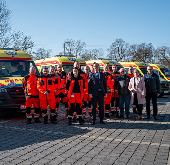 Kolejne nowe ambulanse dla zachodniopomorskiego pogotowia