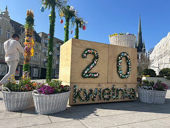 Wielkanoc w winoujciu. Miasto piknie udekorowane