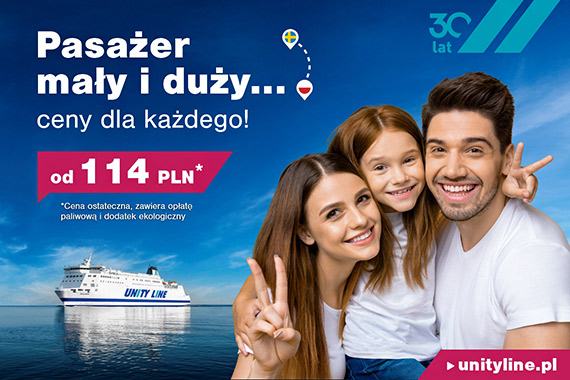 Pasaer pieszy w Unity Line. Nowa promocja!