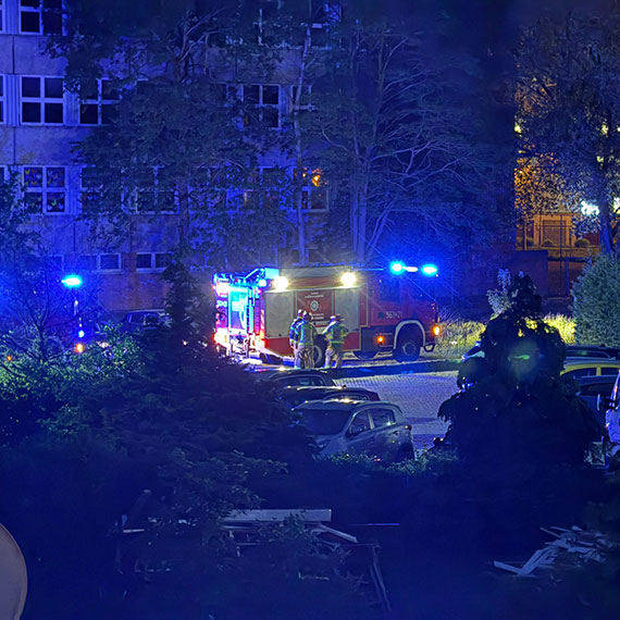 Tlcy si materac na Witosa. Interweniowaa stra poarna