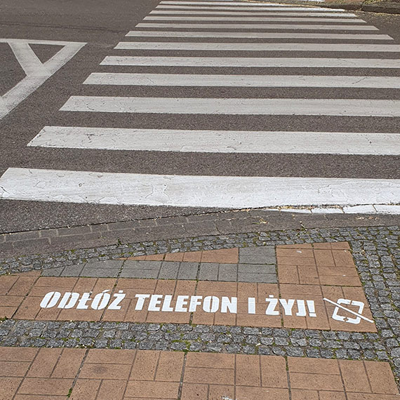 „Odłóż telefon i żyj” – Świnoujście stawia na bezpieczeństwo pieszych