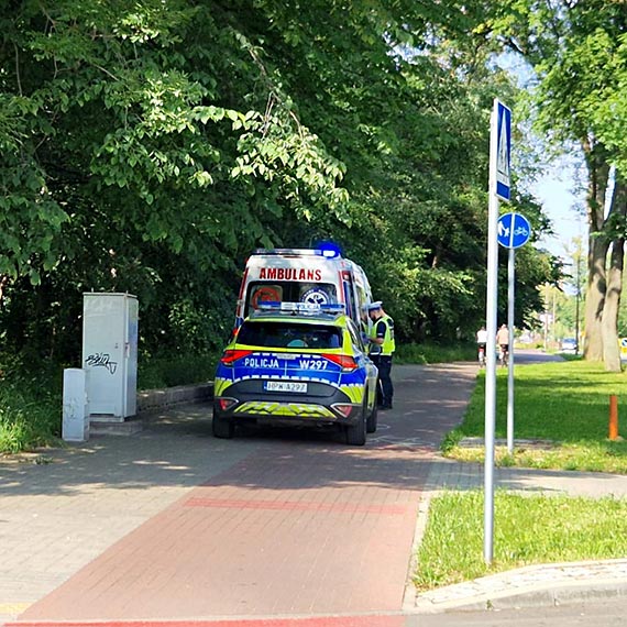 Kobieta potrcona na Grunwaldzkiej. Pogotowie zabrao j do szpitala