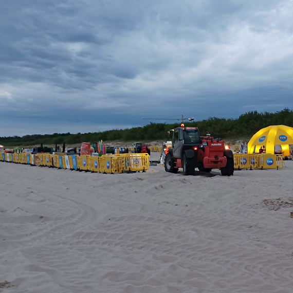 Letnia ekipa TVN zniknęła z plaży