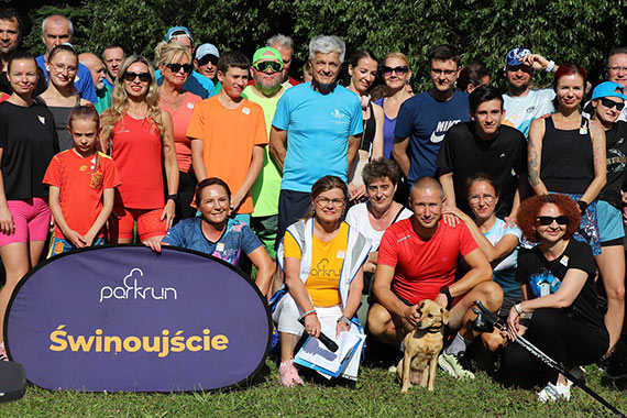 witujemy 9 lat parkrun winoujcie!