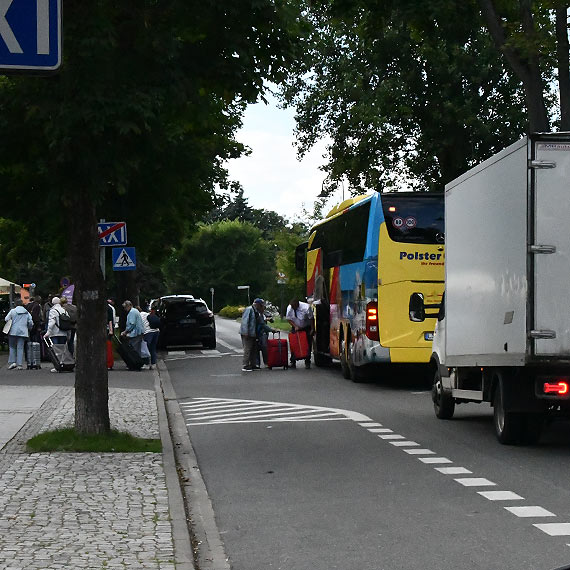 Autobusy blokuj ulic Uzdrowiskow. Mieszkacy oburzeni