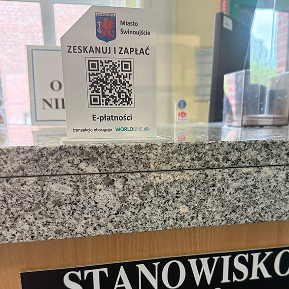 Pa szybciej i wygodniej. Urzd Miasta winoujcie wprowadza patnoci QR przy stanowiskach obsugi