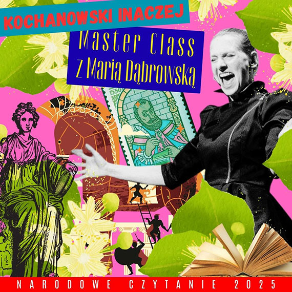 Narodowe Czytanie 2025 w winoujciu: Kochanowski inaczej, czyli master class z Mari Dbrowsk