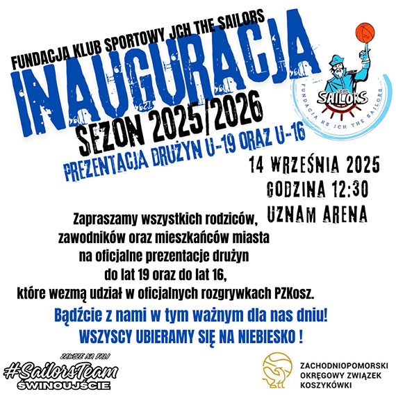 Wielka inauguracja sezonu koszykarskiego w winoujciu!