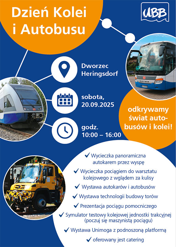 Dzie Kolei i Autobusu w Heringsdorfie – atrakcje dla caej rodziny
