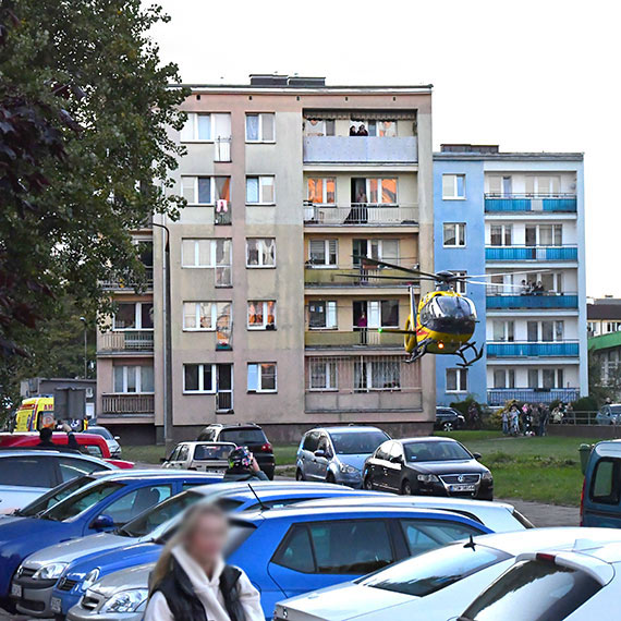 migowiec LPR ldowa na Witosa. Starszy mczyzna z udarem trafi do szpitala w Gryficach