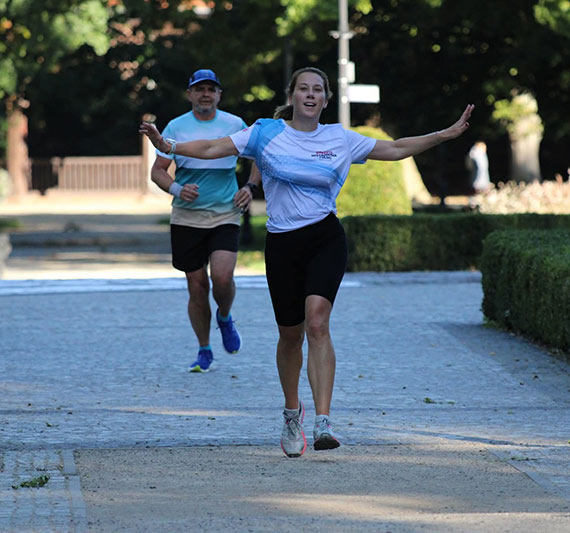 Wrzeniowe zakoczenie na trasie 418. parkrunu