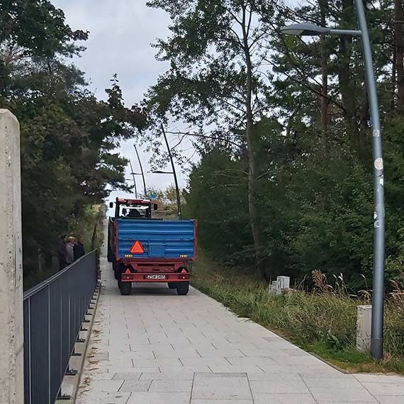 Cignik wjecha na pla przez przejcie dla pieszych. „Jedno zrobi, inne zniszcz”?