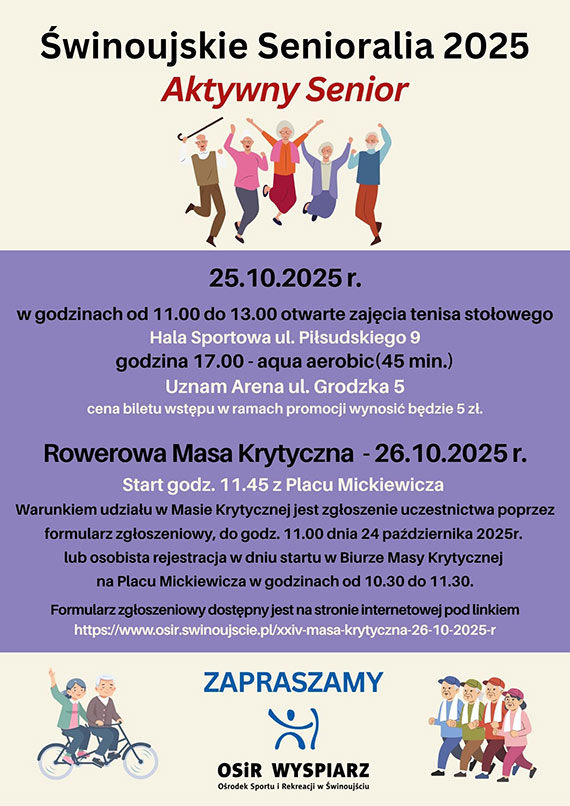 Senioralia 2025 – Aktywny Senior