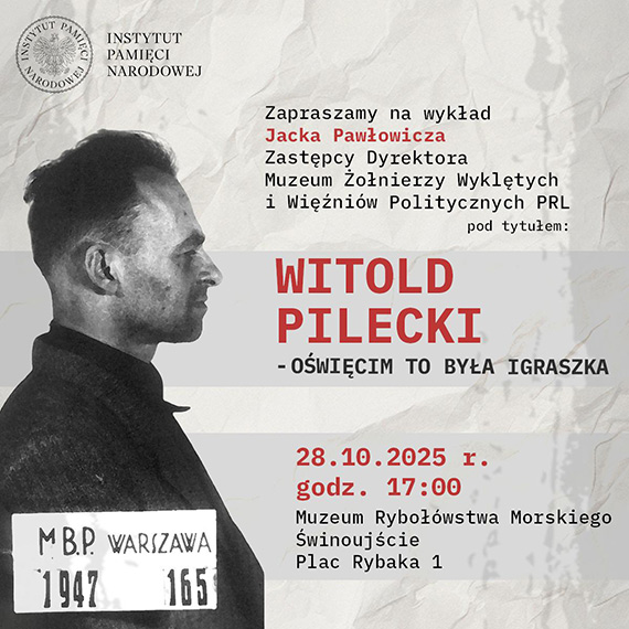 Spotkanie z Jackiem Pawowiczem: „Witold Pilecki – Owicim to bya igraszka”