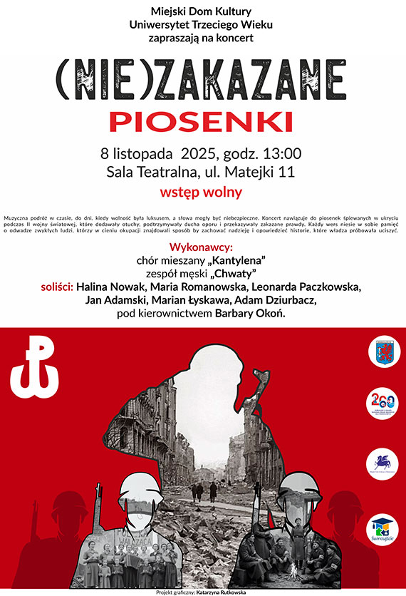 (Nie)zakazane piosenki zabrzmi w Miejskim Domu Kultury