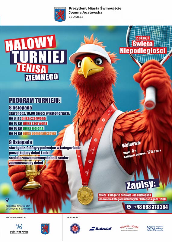 Halowy Turniej Tenisa Ziemnego z okazji Narodowego wita Niepodlegoci