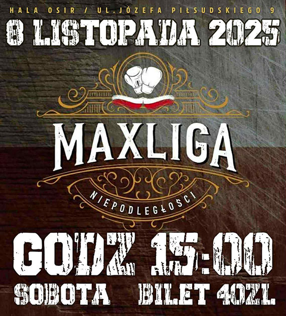 Max Liga debiutuje w winoujciu! Wielkie bokserskie emocje ju 8 listopada!