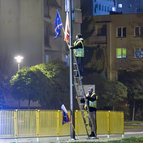Przed 11 listopada: porzdki i przygotowania przy polanie „grillowej” przy basenie plnocnym