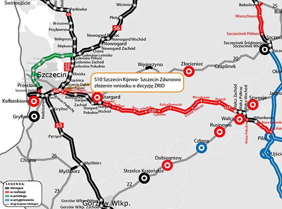 Ostatni odcinek S10 na Pomorzu Zachodnim z wnioskiem o budowę