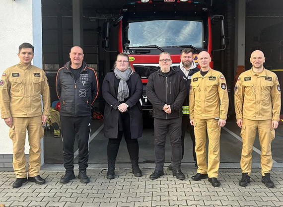 Spotkania ze strażakami z Niemiec