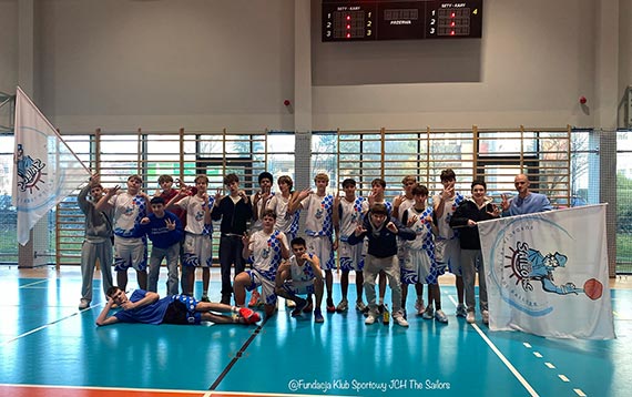 Nasi m³odzi koszykarze nie do zatrzymania! Trzecia wygrana The Sailors ¦winouj¶cie U16