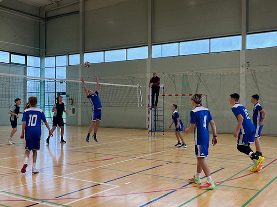 Igrzyska M³odzie¿y Szkolnej w pi³cfe siatkowej ch³opców