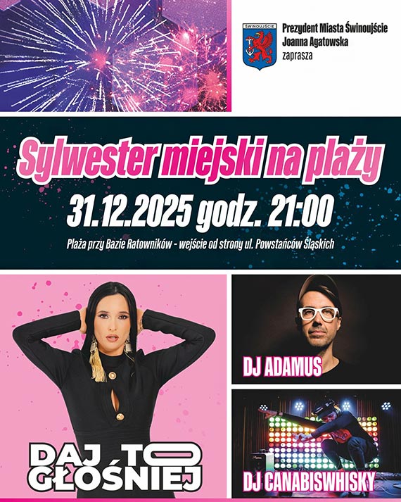 Sylwester Miejski na pla�y w �winouj�ciu!